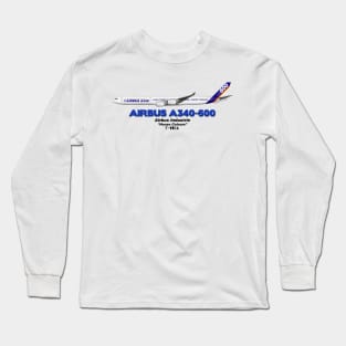 Airbus A340-600 - Airbus Industrie "House Colours" Long Sleeve T-Shirt